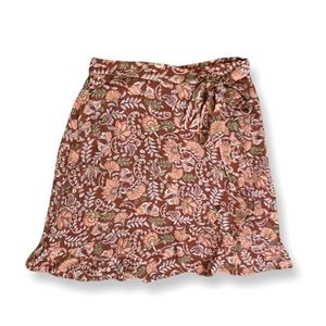 Anthropologie floral skirt